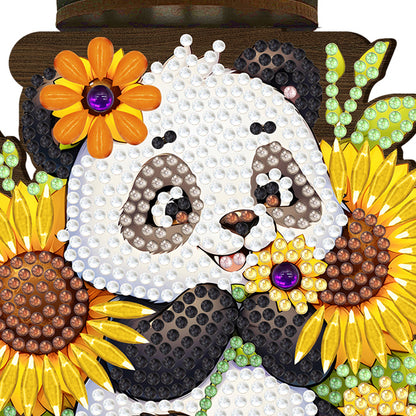 Flower Cross Diamond Painting Candle Holder Ornaments Aromatherapy Candle Holder