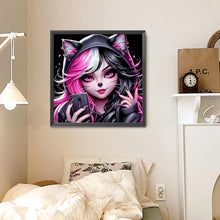 Load image into Gallery viewer, Diamond Painting - Full Round - Cool cartoon girl (30*30CM)
