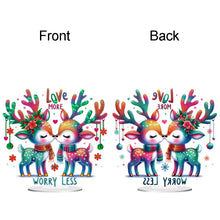 Load image into Gallery viewer, Acrylic Special Shape Rainbow Butterfly Table Top Diamond Painting Ornament Kits
