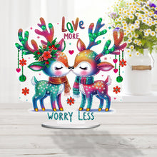 Load image into Gallery viewer, Acrylic Special Shape Rainbow Butterfly Table Top Diamond Painting Ornament Kits
