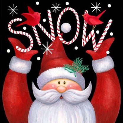 Diamond Painting - Full Round - Santa Claus Snow (40*40CM)