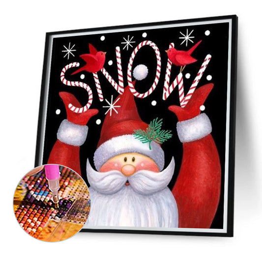 Diamond Painting - Full Round - Santa Claus Snow (40*40CM)