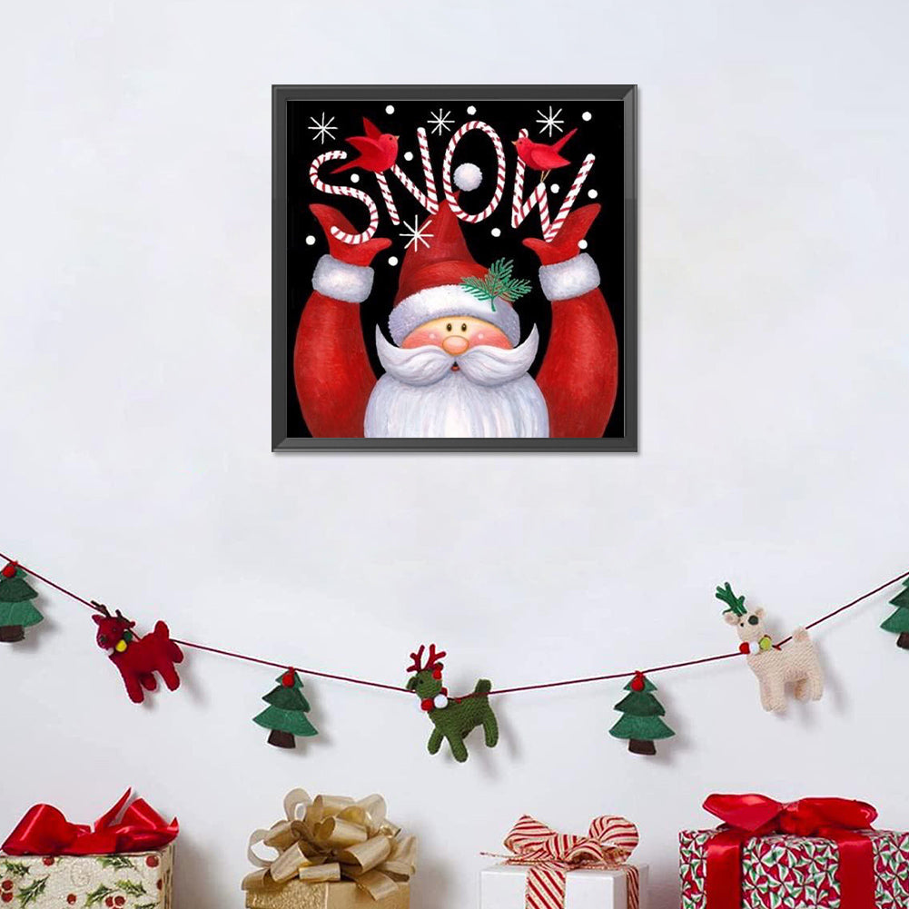Diamond Painting - Full Round - Santa Claus Snow (40*40CM)