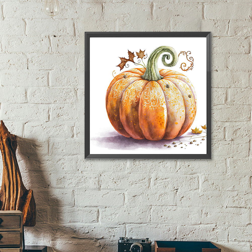 Diamond Painting - Full Round - Dead leaves pumpkin (40*40CM)