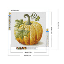 Load image into Gallery viewer, Diamond Painting - Full Round - Green leaves pumpkin (40*40CM)

