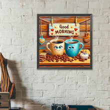 Load image into Gallery viewer, Diamond Painting - Full Round - Good morning coffee (40*40CM)
