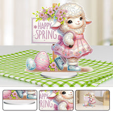 Load image into Gallery viewer, Acrylic Special Shape Easter Sheep Desktop Diamond Art Kits Bedroom Table Decor
