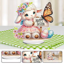 Load image into Gallery viewer, Acrylic Special Shape Easter Sheep Desktop Diamond Art Kits Bedroom Table Decor

