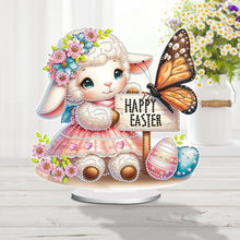 Load image into Gallery viewer, Acrylic Special Shape Easter Sheep Desktop Diamond Art Kits Bedroom Table Decor
