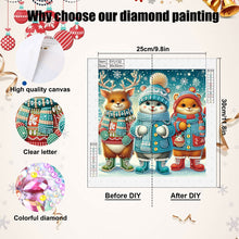 Load image into Gallery viewer, Diamond Painting - Partial Special Shaped - Deer in winter snow (30*30CM)
