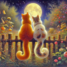 Load image into Gallery viewer, Diamond Painting - Full Round - Cat back (50*50CM)
