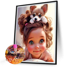 Load image into Gallery viewer, Diamond Painting - Full Round - Cartoon girl (50*60CM)
