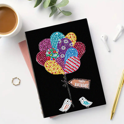 Special Shaped Balloon Diamond Painting Diary Book A5 Diamond Painting Notebooks