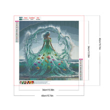Load image into Gallery viewer, Diamond Painting - Full Round - Fish and water skirt (40*40CM)
