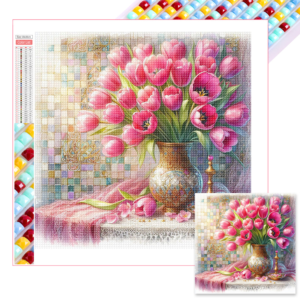 Diamond Painting - Full Square - Tulip (40*40CM)