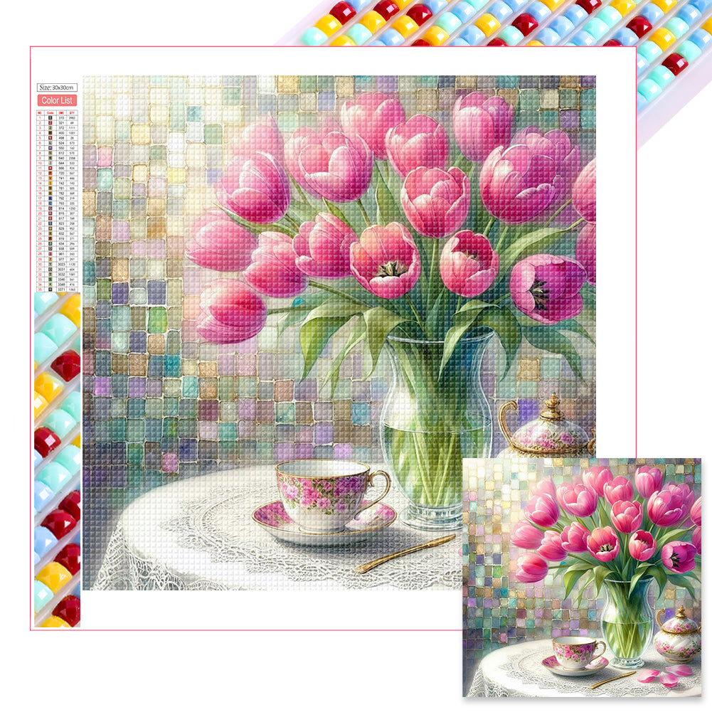 Diamond Painting - Full Square - Tulip (40*40CM)