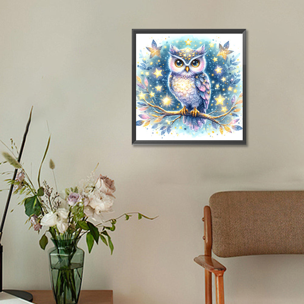 Diamond Painting - Full Round - Owl (30*30CM)