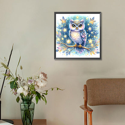 Diamond Painting - Full Round - Owl (30*30CM)
