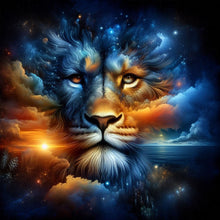 Load image into Gallery viewer, Diamond Painting - Full Square - Starry sky lion head (40*40CM)
