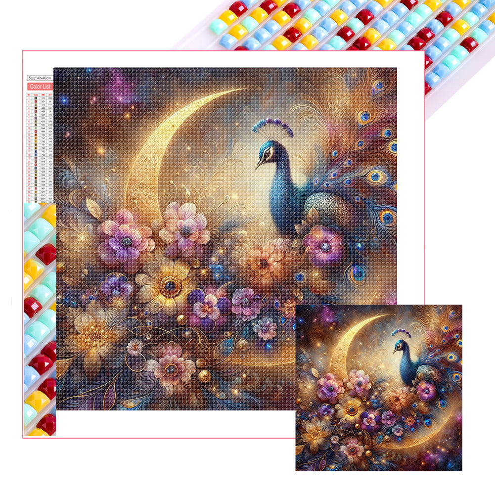 Diamond Painting - Full Square - Dream peacock (40*40CM)