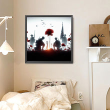 Load image into Gallery viewer, Diamond Painting - Full Round - Soldier in the poppy field (30*30CM)
