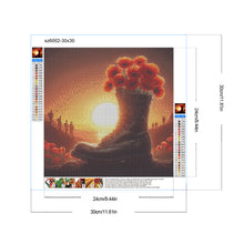 Load image into Gallery viewer, Diamond Painting - Full Round - Soldier in the poppy field (30*30CM)
