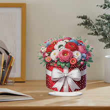 Load image into Gallery viewer, Acrylic Special Shape Bouquet Of Peonies Diamond Painting Tabletop Ornaments
