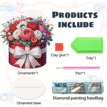 Load image into Gallery viewer, Acrylic Special Shape Bouquet Of Peonies Diamond Painting Tabletop Ornaments
