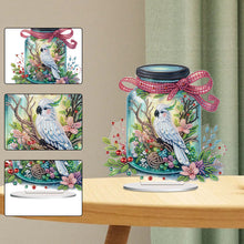 Load image into Gallery viewer, Acrylic Special Shape Bird In The Bottle Diamond Painting Desktop Ornaments
