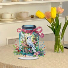 Load image into Gallery viewer, Acrylic Special Shape Bird In The Bottle Diamond Painting Desktop Ornaments
