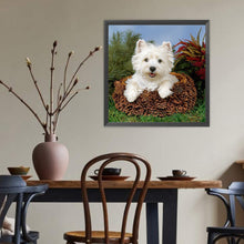 Load image into Gallery viewer, Diamond Painting - Full Round - West Highland White Terrier (40*40CM)
