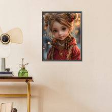 Load image into Gallery viewer, Diamond Painting - Full Round - Big eyes cute girl (40*50CM)
