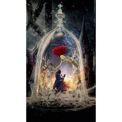 Diamond Painting - Full Round - Flower Of Love In Full Bloom (40*70CM)