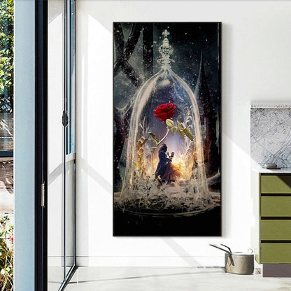 Diamond Painting - Full Round - Flower Of Love In Full Bloom (40*70CM)