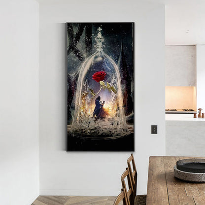 Diamond Painting - Full Round - Flower Of Love In Full Bloom (40*70CM)