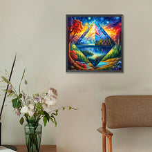 Load image into Gallery viewer, Diamond Painting - Full Round - Glass art diamond forest (30*30CM)
