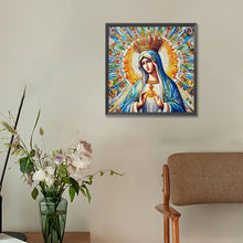 Load image into Gallery viewer, Diamond Painting - Full Round - Glass art Madonna (30*30CM)
