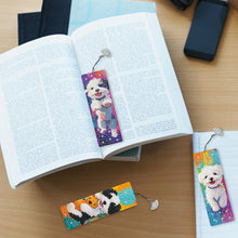 Load image into Gallery viewer, 3Pcs Special Shape Dog Diamond Painting Bookmark Making Kit for Adults Beginners

