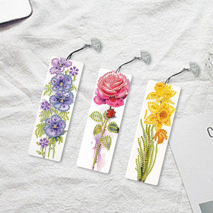 3Pcs Special Shape Dog Diamond Painting Bookmark Making Kit for Adults Beginners
