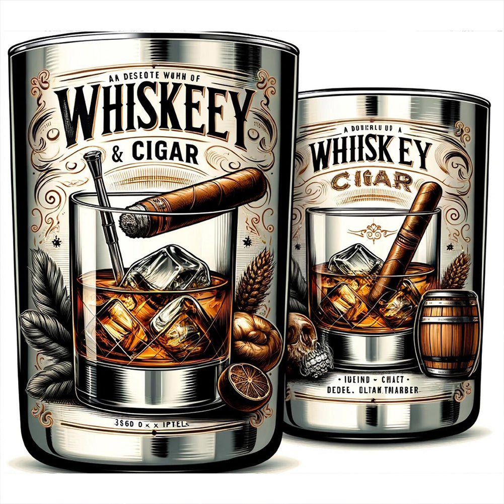 Diamond Painting - Full Round - Whiskey Glass (40*40CM)