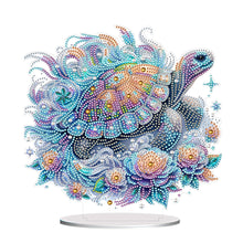 Load image into Gallery viewer, Acrylic Special Shape Turtle Diamond Painting Desktop Ornaments for Beginners
