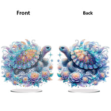 Load image into Gallery viewer, Acrylic Special Shape Turtle Diamond Painting Desktop Ornaments for Beginners

