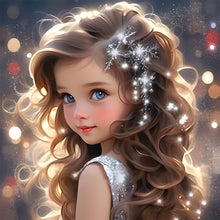 Load image into Gallery viewer, Diamond Painting - Full Round - Big-eyed girl (40*40CM)
