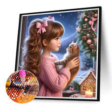 Load image into Gallery viewer, Diamond Painting - Full Round - Big-eyed girl (40*40CM)
