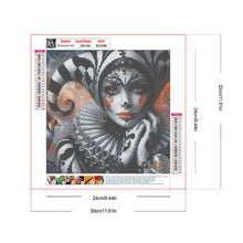 Load image into Gallery viewer, Diamond Painting - Full Round - Clown girl (30*30CM)
