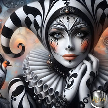 Load image into Gallery viewer, Diamond Painting - Full Round - Clown girl (30*30CM)
