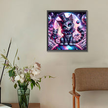 Load image into Gallery viewer, Diamond Painting - Full Round - Dark planet cat (30*30CM)
