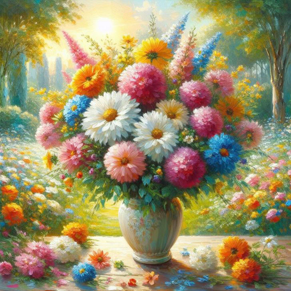 Diamond Painting - Full Round - Flowers (30*30CM)