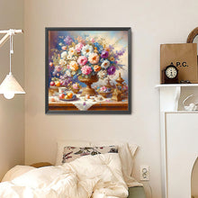 Load image into Gallery viewer, Diamond Painting - Full Round - Vase and still life (30*30CM)
