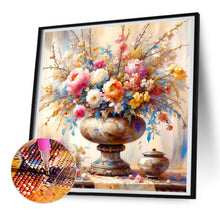 Load image into Gallery viewer, Diamond Painting - Full Round - Vintage vase on the table (30*30CM)
